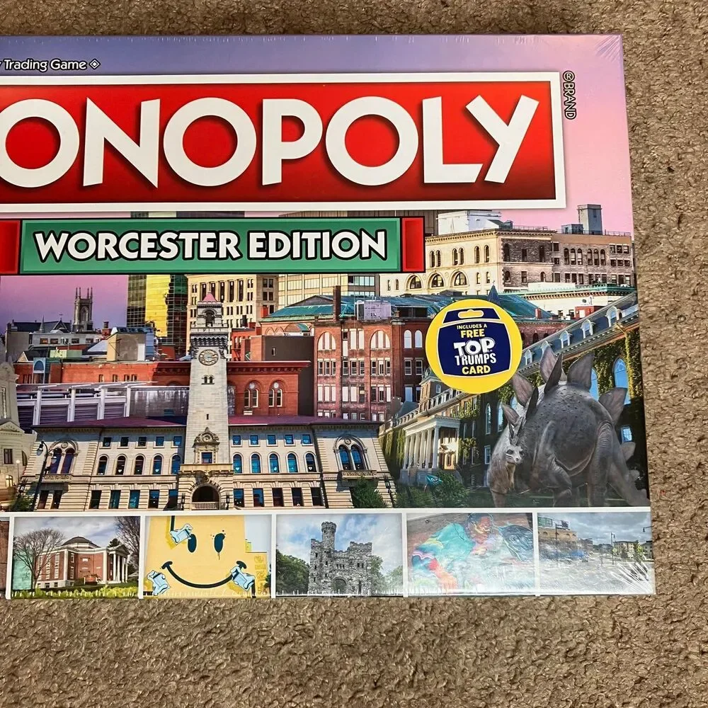 Worcester Monopoly - The Fast-Dealing Property Trading Board Game - Brand New